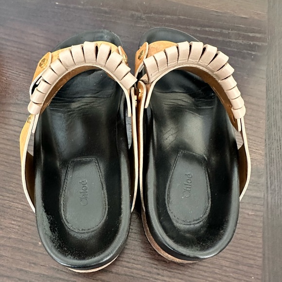 Chloé leather slides - Picture 3 of 7